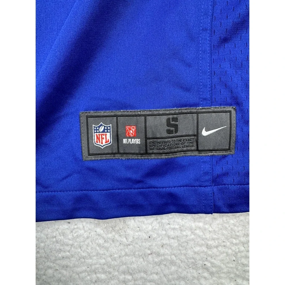 Buffalo Bills Football Jersey Mens Small Blue NFL Nike Diggs 14 On Field